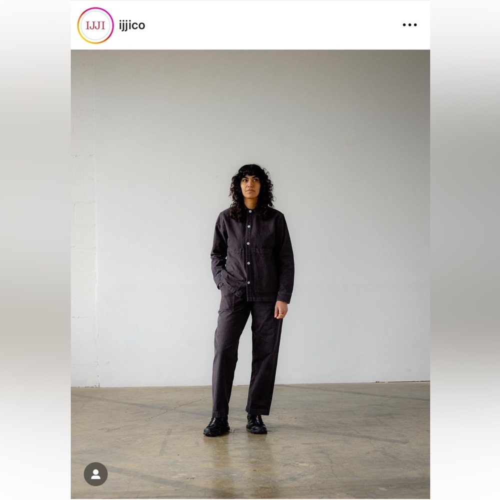 ijji Canvas Work Pant in the color Fog XS - Never Worn